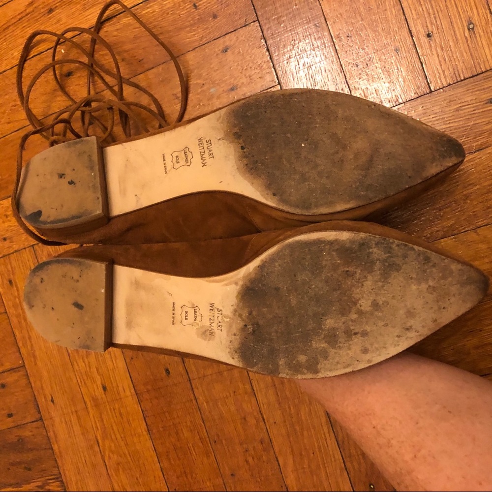 Stuart Weitzman Ankle Wrap Flats - image 5